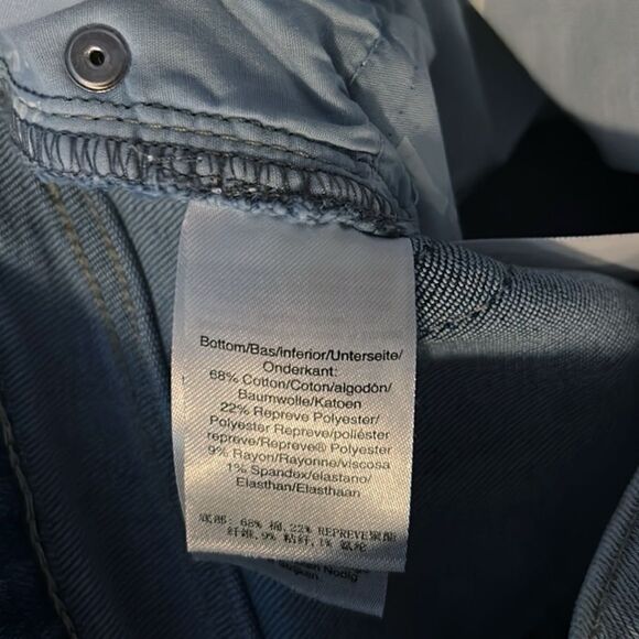 DKNY Jeans Denim High Rise Maxi Skirt in Skyline - Picture 4 of 7